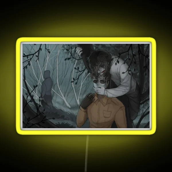 Creepypasta Scene Jeff Masky Ej RGB Neon Sign