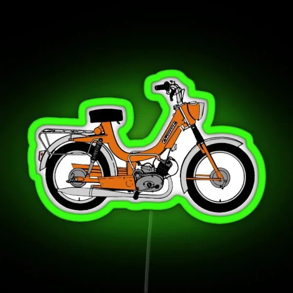 Crescent Compact Mandarin RGB Neon Sign