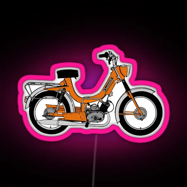 Crescent Compact Mandarin RGB Neon Sign
