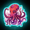 Crimson Mystic Octopus RGB Neon Sign - Image 3