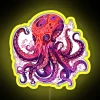 Crimson Mystic Octopus RGB Neon Sign - Image 5