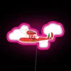 Crimson Pig Red Plane RGB Neon Sign - Image 6