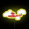 Crimson Pig Red Plane RGB Neon Sign - Image 5