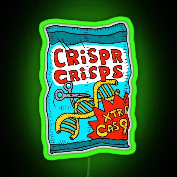 Crispr Cas9 Crisps RGB Neon Sign