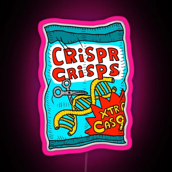 Crispr Cas9 Crisps RGB Neon Sign