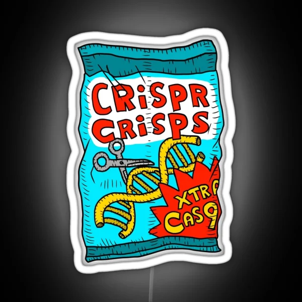 Crispr Cas9 Crisps RGB Neon Sign