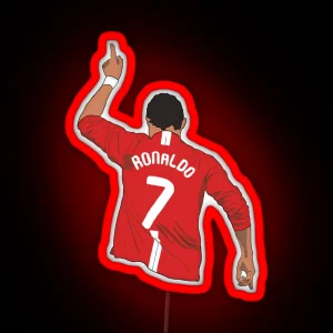 Cristiano Ronaldo MUFC RGB Neon Sign