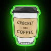 Crochet And Coffee RGB Neon Sign - Image 3
