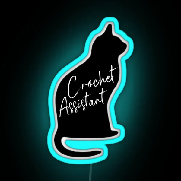 Crochet Assistant Led RGB Neon Sign