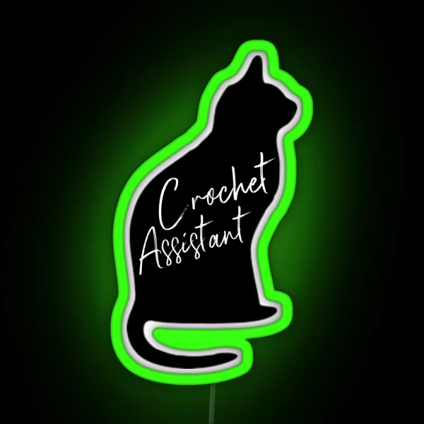 Crochet Assistant Led RGB Neon Sign