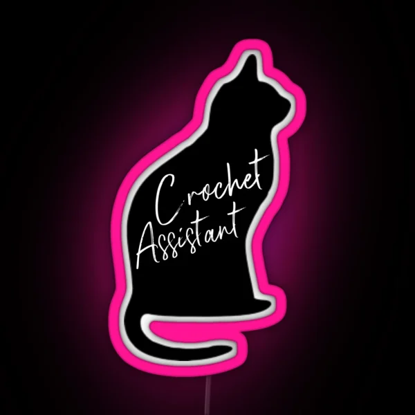 Crochet Assistant Led RGB Neon Sign