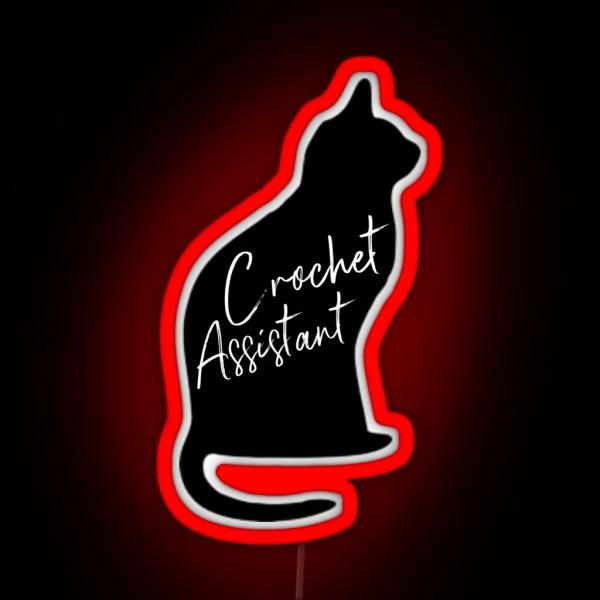 Crochet Assistant Led RGB Neon Sign