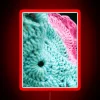 Crochet Pastels Yarn Fiber Art RGB Neon Sign - Image 2