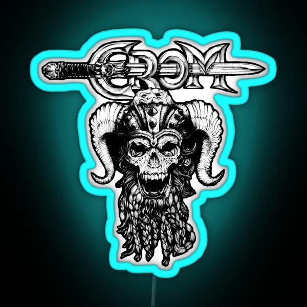 Crom Dark Print RGB Neon Sign