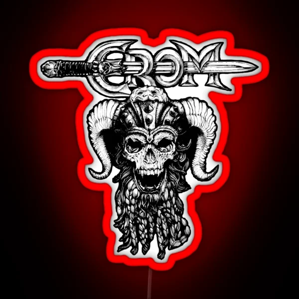 Crom Dark Print RGB Neon Sign