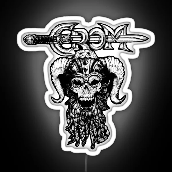 Crom Dark Print RGB Neon Sign