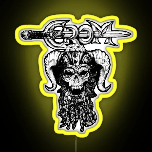 Crom Dark Print RGB Neon Sign