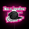Crotchet Knitter Knit Yarn I M A Hooker RGB Neon Sign - Image 6