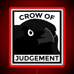 Crow Of Judgement RGB Neon Sign