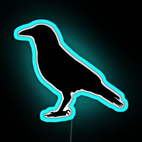 Crow RGB Neon Sign