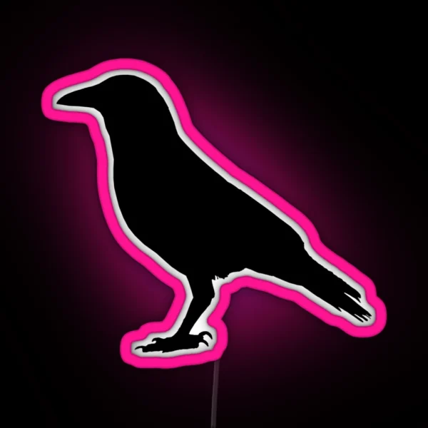 Crow RGB Neon Sign