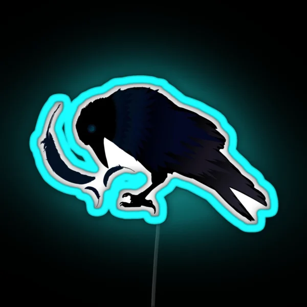 Crow RGB Neon Sign