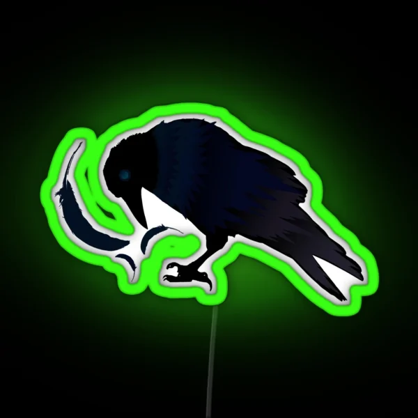 Crow RGB Neon Sign