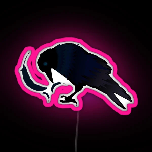 Crow RGB Neon Sign