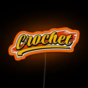 Crrochet Text RGB Neon Sign