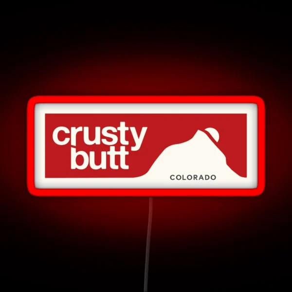 Crusty Butt Crested Butte RGB Neon Sign