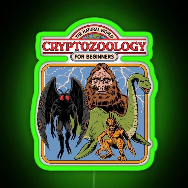 Cryptozoology For Beginners RGB Neon Sign