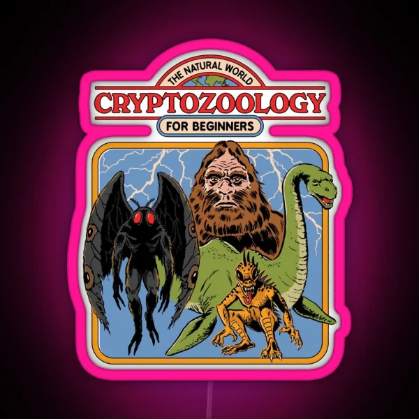 Cryptozoology For Beginners RGB Neon Sign