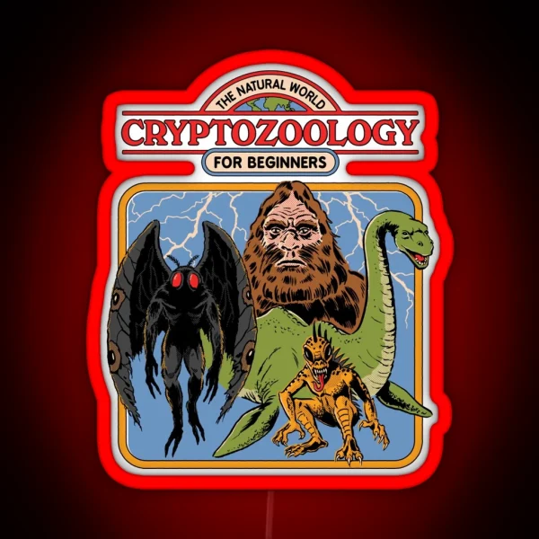 Cryptozoology For Beginners RGB Neon Sign