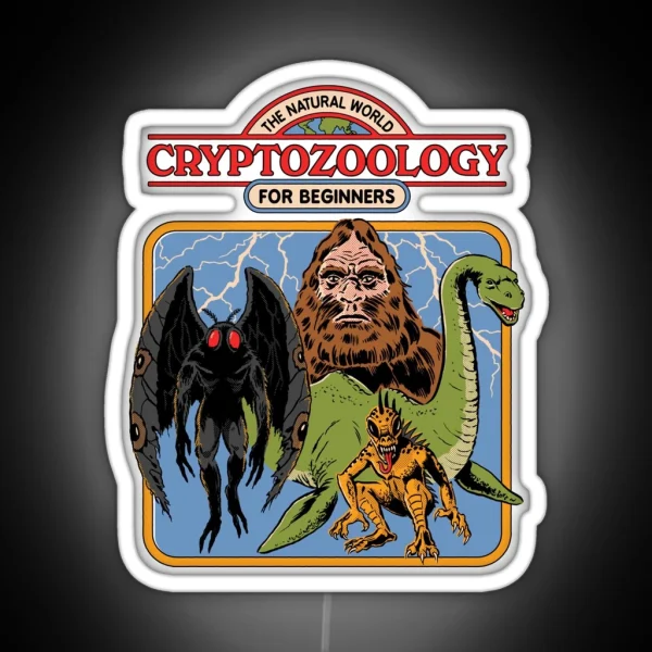 Cryptozoology For Beginners RGB Neon Sign