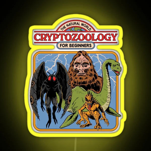 Cryptozoology For Beginners RGB Neon Sign