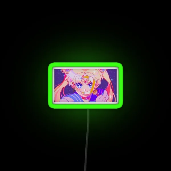 Crystal Usagi RGB Neon Sign