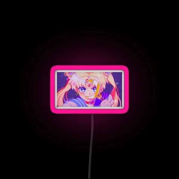 Crystal Usagi RGB Neon Sign
