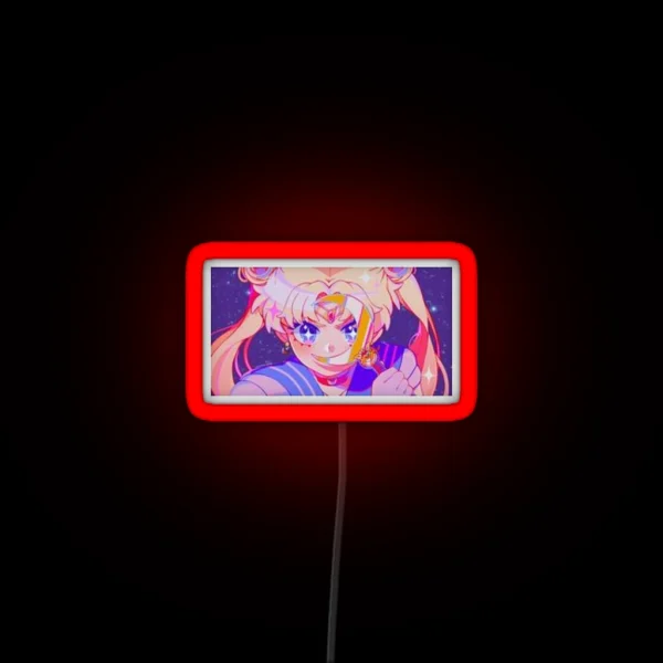 Crystal Usagi RGB Neon Sign