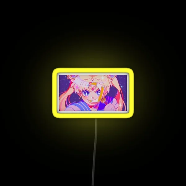 Crystal Usagi RGB Neon Sign