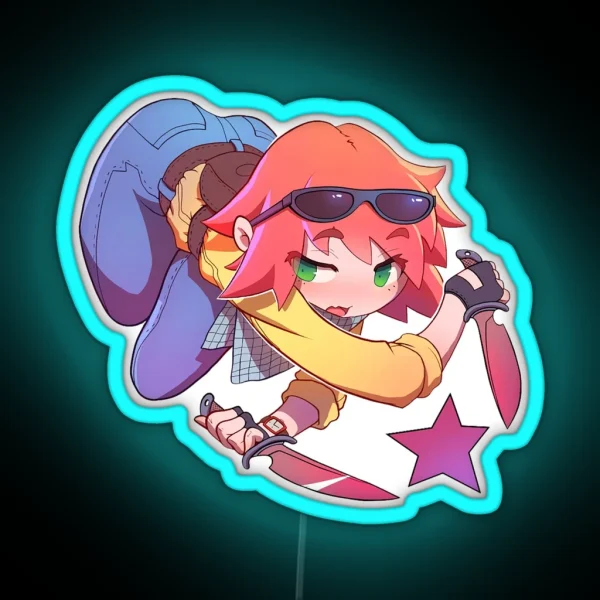 CS T Kawaii RGB Neon Sign