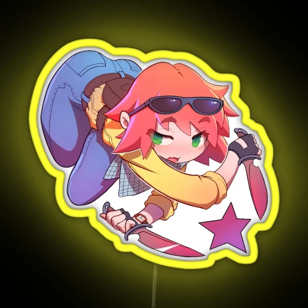 CS T Kawaii RGB Neon Sign