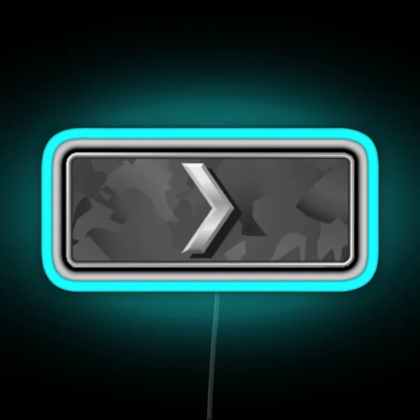 CSGO Silver 1 RGB Neon Sign