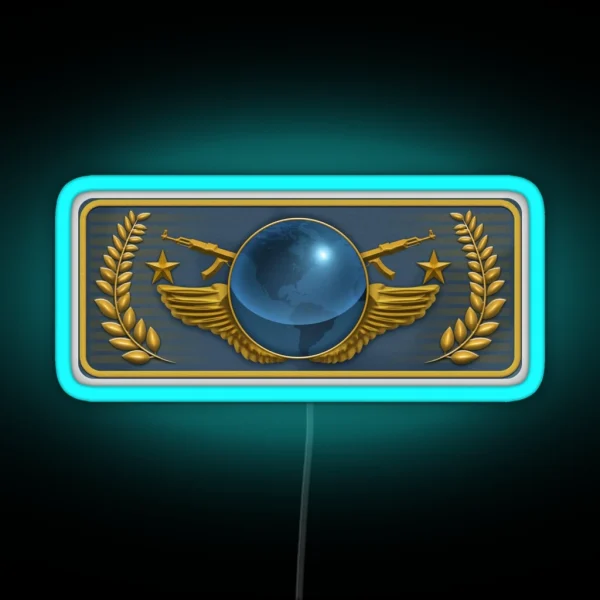 CSGO The Global Elite RGB Neon Sign
