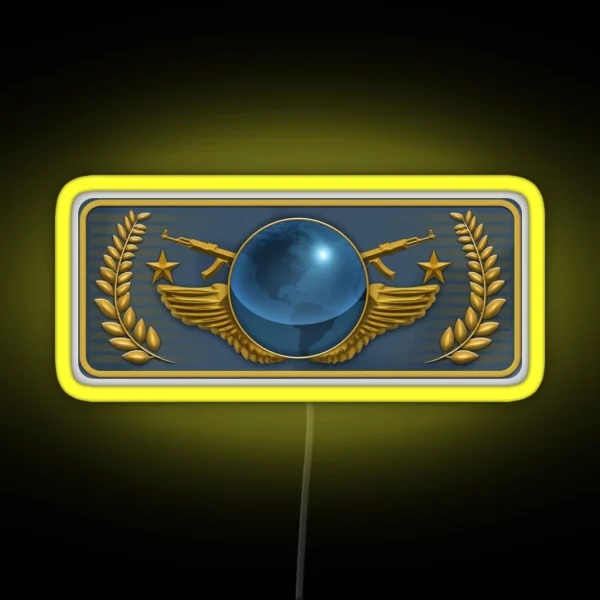 CSGO The Global Elite RGB Neon Sign