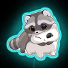 Cuddle Raccoon RGB Neon Sign - Image 3