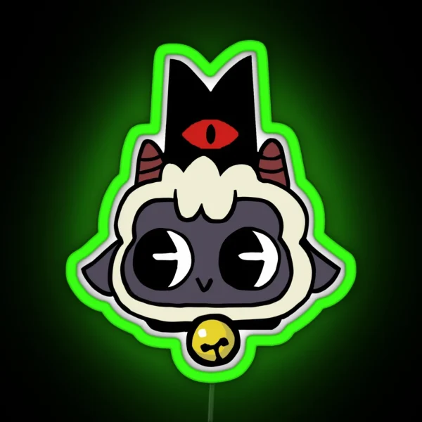 Cult Of The Lamb High Rez RGB Neon Sign