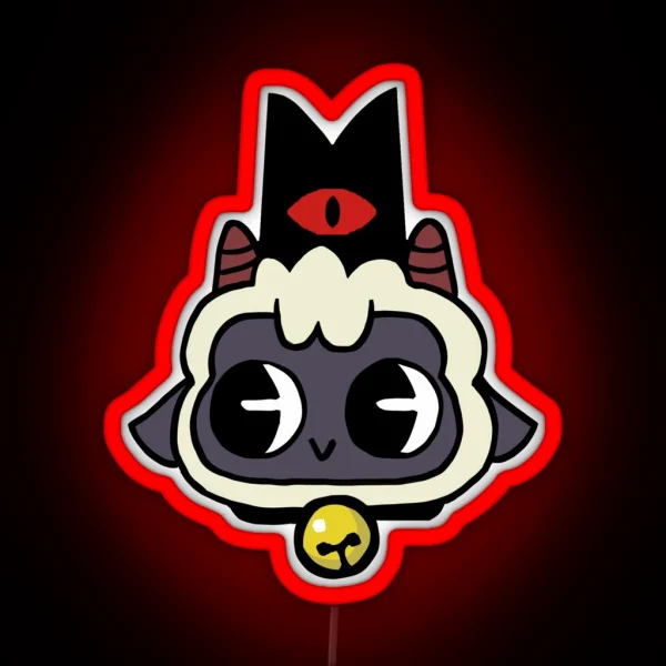 Cult Of The Lamb High Rez RGB Neon Sign