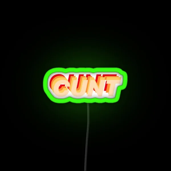Cunt Led RGB Neon Sign