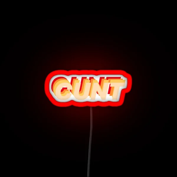 Cunt Led RGB Neon Sign
