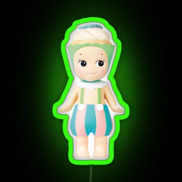 Cupcake Afternoon Tea Sonny Angel RGB Neon Sign